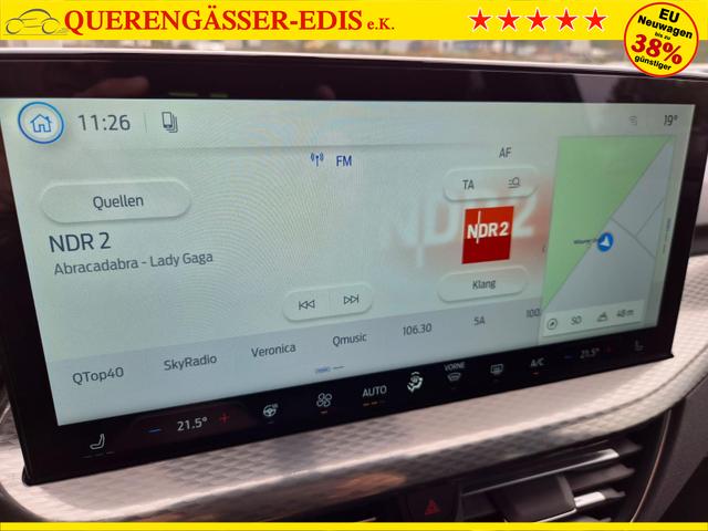Ford Kuga Titanium 243PS PHEV Automatik Sitzheizung v+h Lenkradheizung Frontscheibe beheizb. Klimaautomatik Navi SYNC4 Apple CarPlay Android Auto Touchscreen PDC 4xKamera 2xKeyless 17"LM vollelektr. Reichweite 66KM 