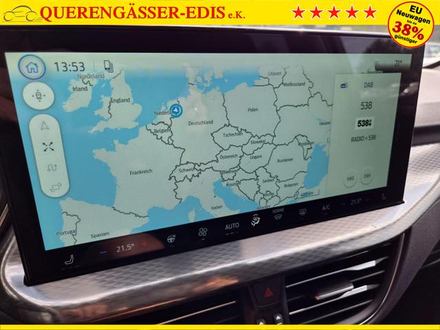 Ford Kuga Titanium 243PS PHEV Automatik elektr. PanoDach Sitzheizung v+h Lenkradheizung Frontscheibe beheizb. Klimaautomatik Navi SYNC4 Apple CarPlay Android Auto Touchscreen PDC 4xKamera 2xKeyless 17"LM vollelektr. Reichweite 66KM 