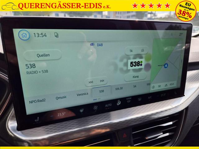 Ford Kuga Titanium 243PS PHEV Automatik elektr. PanoDach Sitzheizung v+h Lenkradheizung Frontscheibe beheizb. Klimaautomatik Navi SYNC4 Apple CarPlay Android Auto Touchscreen PDC 4xKamera 2xKeyless 17"LM vollelektr. Reichweite 66KM 