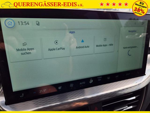 Ford Kuga Titanium 243PS PHEV Automatik elektr. PanoDach Sitzheizung v+h Lenkradheizung Frontscheibe beheizb. Klimaautomatik Navi SYNC4 Apple CarPlay Android Auto Touchscreen PDC 4xKamera 2xKeyless 17"LM vollelektr. Reichweite 66KM 