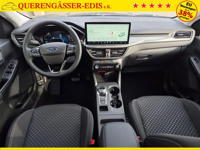 Ford Kuga Titanium 243PS PHEV Automatik schwenkb. AHK elektr. PanoDach Sitzheizung v+h Lenkradheizung Frontscheibe beheizb. Klimaautomatik Navi SYNC4 Apple CarPlay Android Auto Touchscreen PDC 4xKamera 2xKeyless 17"LM vollelektr. Reichweite 66KM 