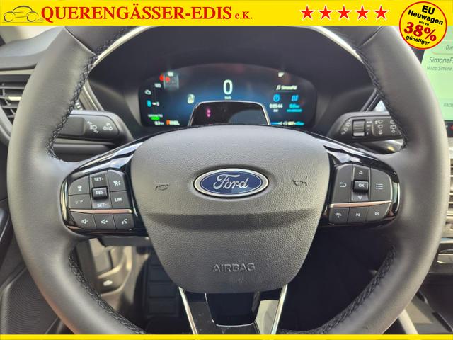 Ford Kuga Titanium 243PS PHEV Automatik schwenkb. AHK elektr. PanoDach Sitzheizung v+h Lenkradheizung Frontscheibe beheizb. Klimaautomatik Navi SYNC4 Apple CarPlay Android Auto Touchscreen PDC 4xKamera 2xKeyless 17"LM vollelektr. Reichweite 66KM 
