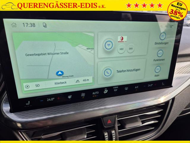 Ford Kuga Titanium 243PS PHEV Automatik schwenkb. AHK elektr. PanoDach Sitzheizung v+h Lenkradheizung Frontscheibe beheizb. Klimaautomatik Navi SYNC4 Apple CarPlay Android Auto Touchscreen PDC 4xKamera 2xKeyless 17"LM vollelektr. Reichweite 66KM 
