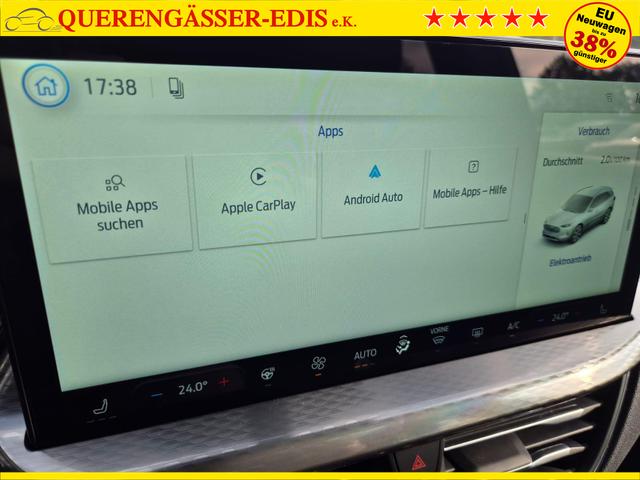Ford Kuga Titanium 243PS PHEV Automatik schwenkb. AHK elektr. PanoDach Sitzheizung v+h Lenkradheizung Frontscheibe beheizb. Klimaautomatik Navi SYNC4 Apple CarPlay Android Auto Touchscreen PDC 4xKamera 2xKeyless 17"LM vollelektr. Reichweite 66KM 