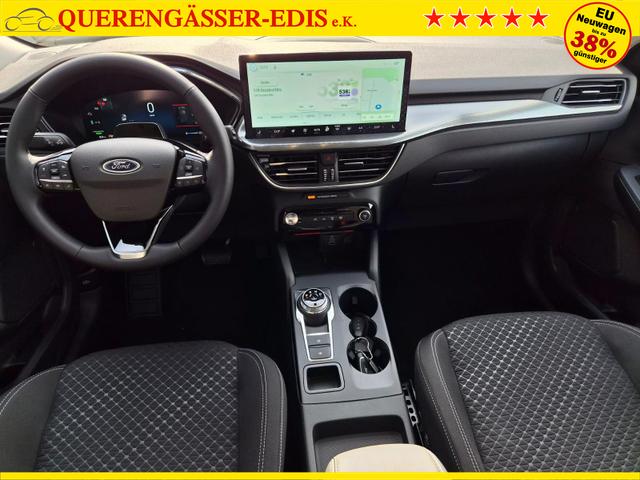 Ford Kuga Titanium 243PS PHEV Automatik schwenkb. AHK Sitzheizung v+h Lenkradheizung Frontscheibe beheizb. Klimaautomatik Navi SYNC4 Apple CarPlay Android Auto Touchscreen PDC 4xKamera 2xKeyless 17"LM vollelektr. Reichweite 66KM 