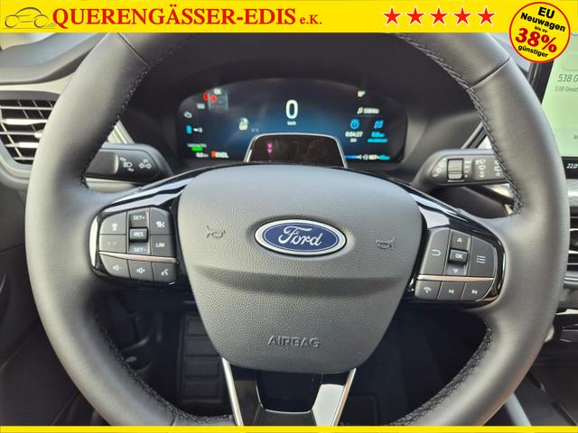 Ford Kuga Titanium 243PS PHEV Automatik schwenkb. AHK Sitzheizung v+h Lenkradheizung Frontscheibe beheizb. Klimaautomatik Navi SYNC4 Apple CarPlay Android Auto Touchscreen PDC 4xKamera 2xKeyless 17"LM vollelektr. Reichweite 66KM 