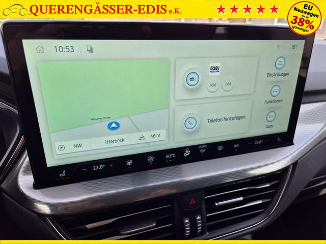 Ford Kuga Titanium 243PS PHEV Automatik schwenkb. AHK Sitzheizung v+h Lenkradheizung Frontscheibe beheizb. Klimaautomatik Navi SYNC4 Apple CarPlay Android Auto Touchscreen PDC 4xKamera 2xKeyless 17"LM vollelektr. Reichweite 66KM 