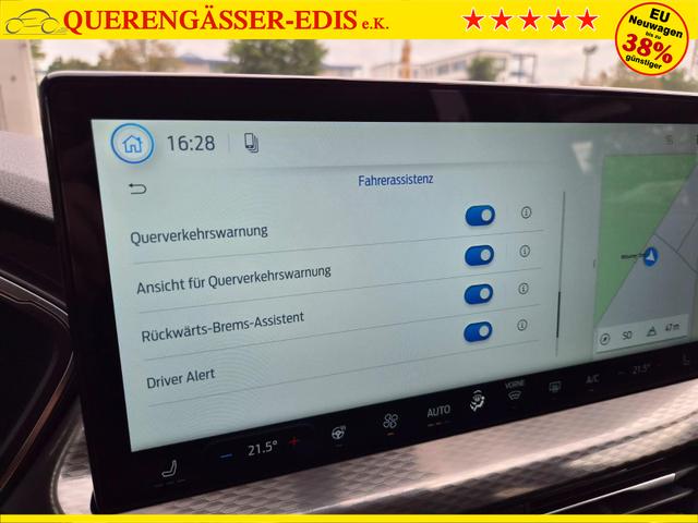 Ford Kuga Titanium 243PS PHEV Automatik schwenkb. AHK Sitzheizung v+h Lenkradheizung Frontscheibe beheizb. Klimaautomatik Navi SYNC4 Apple CarPlay Android Auto Touchscreen PDC 4xKamera 2xKeyless 17"LM vollelektr. Reichweite 66KM 