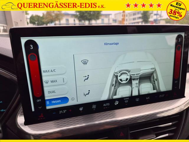 Ford Kuga Titanium 243PS PHEV Automatik schwenkb. AHK Sitzheizung v+h Lenkradheizung Frontscheibe beheizb. Klimaautomatik Navi SYNC4 Apple CarPlay Android Auto Touchscreen PDC 4xKamera 2xKeyless 17"LM vollelektr. Reichweite 66KM 