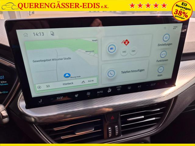 Ford Kuga Titanium 243PS PHEV Automatik elektr. PanoDach Sitzheizung v+h Lenkradheizung Frontscheibe beheizb. Klimaautomatik Navi SYNC4 Apple CarPlay Android Auto Touchscreen PDC 4xKamera 2xKeyless 17"LM vollelektr. Reichweite 66KM 