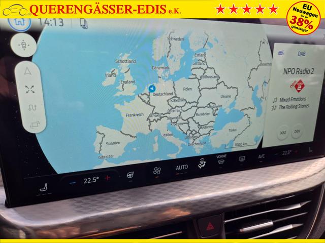Ford Kuga Titanium 243PS PHEV Automatik elektr. PanoDach Sitzheizung v+h Lenkradheizung Frontscheibe beheizb. Klimaautomatik Navi SYNC4 Apple CarPlay Android Auto Touchscreen PDC 4xKamera 2xKeyless 17"LM vollelektr. Reichweite 66KM 