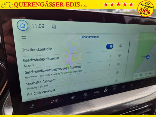 Ford Kuga Titanium 243PS PHEV Automatik schwenkb. AHK Sitzheizung v+h Lenkradheizung Frontscheibe beheizb. Klimaautomatik Navi SYNC4 Apple CarPlay Android Auto Touchscreen PDC 4xKamera 2xKeyless 17"LM vollelektr. Reichweite 66KM 