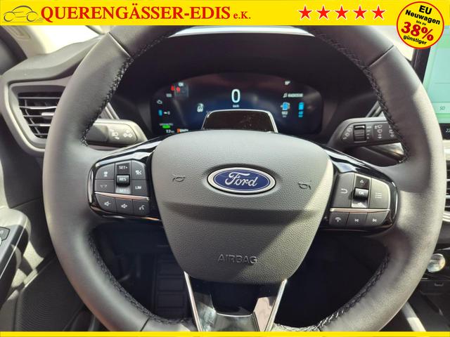 Ford Kuga Titanium 243PS PHEV Automatik Sitzheizung v+h Lenkradheizung Frontscheibe beheizb. Klimaautomatik Navi SYNC4 Apple CarPlay Android Auto Touchscreen PDC 4xKamera 2xKeyless 17"LM vollelektr. Reichweite 66KM 