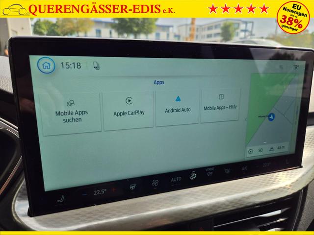 Ford Kuga Titanium 243PS PHEV Automatik Sitzheizung v+h Lenkradheizung Frontscheibe beheizb. Klimaautomatik Navi SYNC4 Apple CarPlay Android Auto Touchscreen PDC 4xKamera 2xKeyless 17"LM vollelektr. Reichweite 66KM 