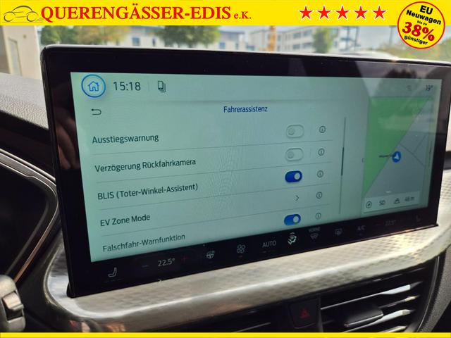 Ford Kuga Titanium 243PS PHEV Automatik Sitzheizung v+h Lenkradheizung Frontscheibe beheizb. Klimaautomatik Navi SYNC4 Apple CarPlay Android Auto Touchscreen PDC 4xKamera 2xKeyless 17"LM vollelektr. Reichweite 66KM 