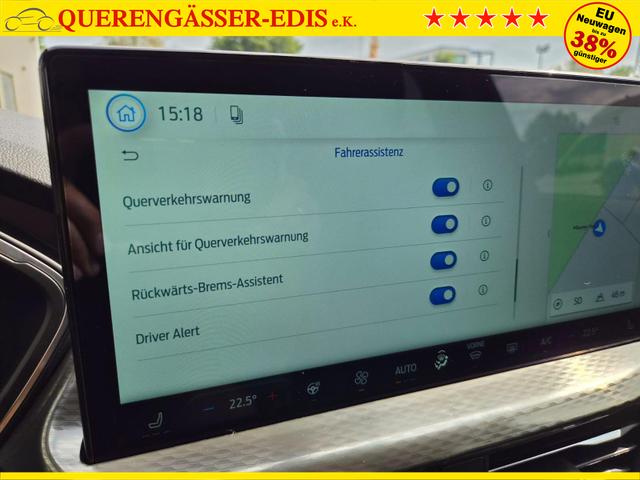 Ford Kuga Titanium 243PS PHEV Automatik Sitzheizung v+h Lenkradheizung Frontscheibe beheizb. Klimaautomatik Navi SYNC4 Apple CarPlay Android Auto Touchscreen PDC 4xKamera 2xKeyless 17"LM vollelektr. Reichweite 66KM 