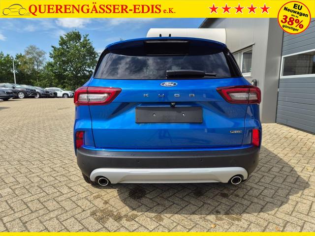Ford Kuga Titanium 243PS PHEV Automatik elektr. PanoDach Sitzheizung v+h Lenkradheizung Frontscheibe beheizb. Klimaautomatik Navi SYNC4 Apple CarPlay Android Auto Touchscreen PDC 4xKamera 2xKeyless 17"LM vollelektr. Reichweite 66KM 