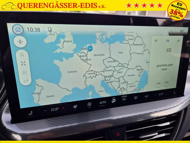Ford Kuga Titanium 243PS PHEV Automatik Sitzheizung v+h Lenkradheizung Frontscheibe beheizb. Klimaautomatik Navi SYNC4 Apple CarPlay Android Auto Touchscreen PDC 4xKamera 2xKeyless 17"LM vollelektr. Reichweite 66KM 