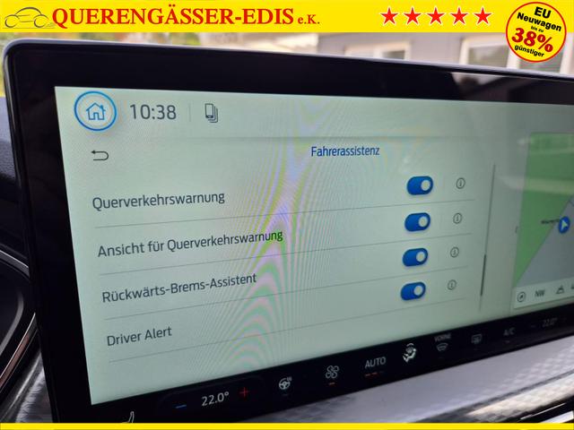 Ford Kuga Titanium 243PS PHEV Automatik Sitzheizung v+h Lenkradheizung Frontscheibe beheizb. Klimaautomatik Navi SYNC4 Apple CarPlay Android Auto Touchscreen PDC 4xKamera 2xKeyless 17"LM vollelektr. Reichweite 66KM 