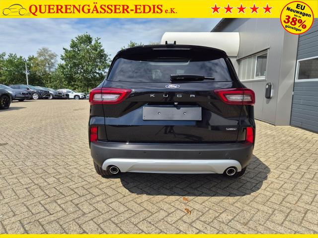 Ford Kuga Titanium 243PS PHEV Automatik schwenkb. AHK elektr. PanoDach Sitzheizung v+h Lenkradheizung Frontscheibe beheizb. Klimaautomatik Navi SYNC4 Apple CarPlay Android Auto Touchscreen PDC 4xKamera 2xKeyless 17"LM vollelektr. Reichweite 66KM 