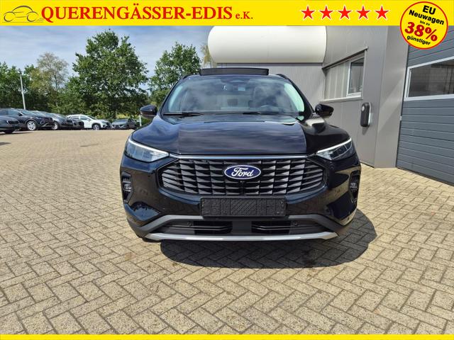 Ford Kuga Titanium 243PS PHEV Automatik schwenkb. AHK elektr. PanoDach Sitzheizung v+h Lenkradheizung Frontscheibe beheizb. Klimaautomatik Navi SYNC4 Apple CarPlay Android Auto Touchscreen PDC 4xKamera 2xKeyless 17"LM vollelektr. Reichweite 66KM 