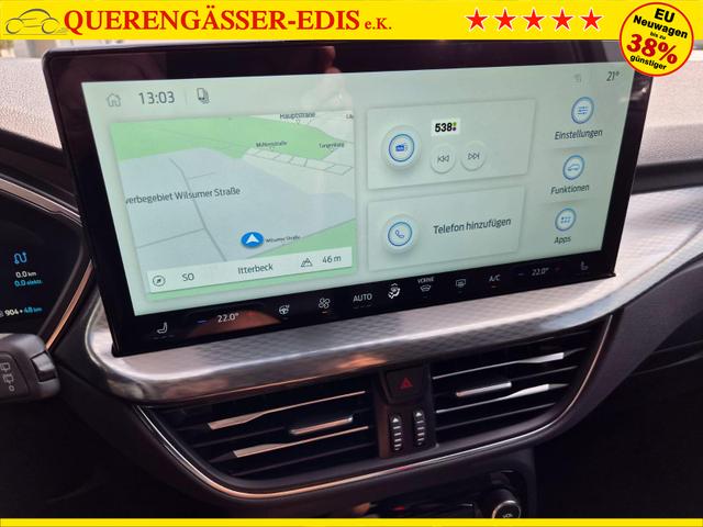 Ford Kuga Titanium 243PS PHEV Automatik schwenkb. AHK elektr. PanoDach Sitzheizung v+h Lenkradheizung Frontscheibe beheizb. Klimaautomatik Navi SYNC4 Apple CarPlay Android Auto Touchscreen PDC 4xKamera 2xKeyless 17"LM vollelektr. Reichweite 66KM 