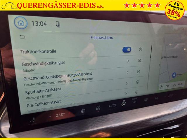 Ford Kuga Titanium 243PS PHEV Automatik schwenkb. AHK elektr. PanoDach Sitzheizung v+h Lenkradheizung Frontscheibe beheizb. Klimaautomatik Navi SYNC4 Apple CarPlay Android Auto Touchscreen PDC 4xKamera 2xKeyless 17"LM vollelektr. Reichweite 66KM 