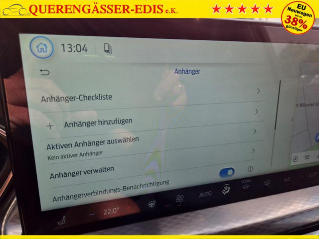 Ford Kuga Titanium 243PS PHEV Automatik schwenkb. AHK elektr. PanoDach Sitzheizung v+h Lenkradheizung Frontscheibe beheizb. Klimaautomatik Navi SYNC4 Apple CarPlay Android Auto Touchscreen PDC 4xKamera 2xKeyless 17"LM vollelektr. Reichweite 66KM 