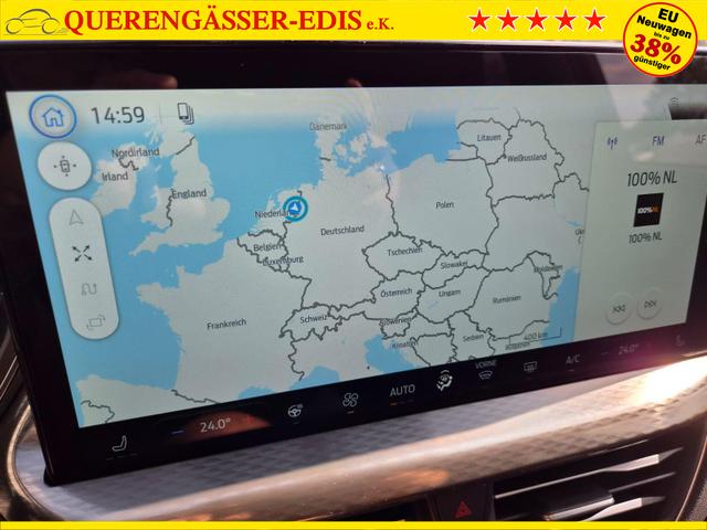 Ford Kuga Titanium 243PS PHEV Automatik Sitzheizung v+h Lenkradheizung Frontscheibe beheizb. Klimaautomatik Navi SYNC4 Apple CarPlay Android Auto Touchscreen PDC 4xKamera 2xKeyless 17"LM vollelektr. Reichweite 66KM 