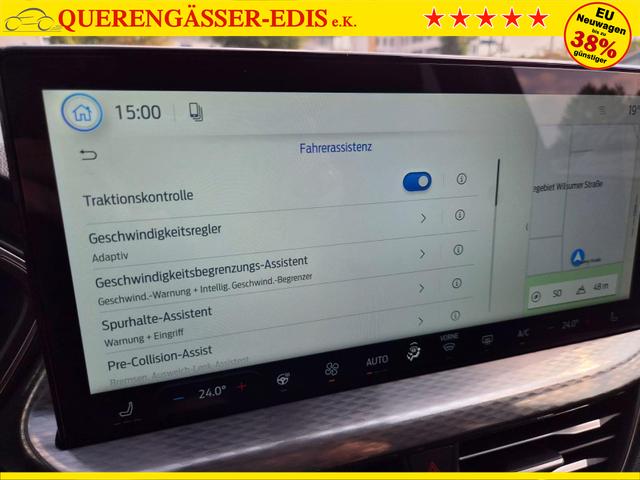 Ford Kuga Titanium 243PS PHEV Automatik Sitzheizung v+h Lenkradheizung Frontscheibe beheizb. Klimaautomatik Navi SYNC4 Apple CarPlay Android Auto Touchscreen PDC 4xKamera 2xKeyless 17"LM vollelektr. Reichweite 66KM 