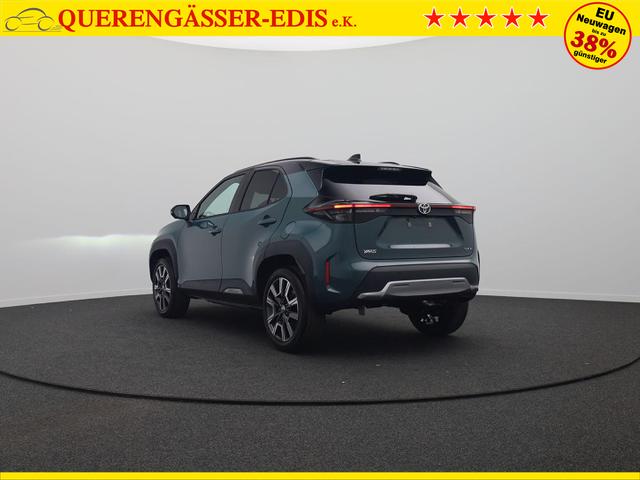 Toyota Yaris Cross 1.5-l 130PS HEV Automatik Style Matrix-LED 4xKamera elektr. Heckklappe Sitzheizung Lenkradheizung Klimaautomatik Navi Bluetooth wireless Apple CarPlay + Android Auto ACC PDC v+h 18"LM 