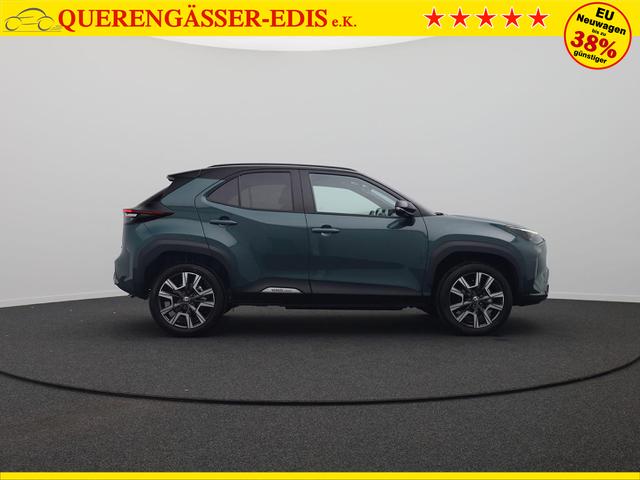 Toyota Yaris Cross 1.5-l 130PS HEV Automatik Style Matrix-LED 4xKamera elektr. Heckklappe Sitzheizung Lenkradheizung Klimaautomatik Navi Bluetooth wireless Apple CarPlay + Android Auto ACC PDC v+h 18"LM 