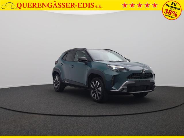 Toyota Yaris Cross 1.5-l 130PS HEV Automatik Style Matrix-LED 4xKamera elektr. Heckklappe Sitzheizung Lenkradheizung Klimaautomatik Navi Bluetooth wireless Apple CarPlay + Android Auto ACC PDC v+h 18"LM 
