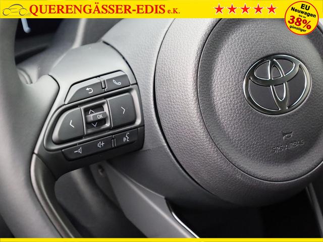 Toyota Yaris Cross 1.5-l 130PS HEV Automatik Style Matrix-LED 4xKamera elektr. Heckklappe Sitzheizung Lenkradheizung Klimaautomatik Navi Bluetooth wireless Apple CarPlay + Android Auto ACC PDC v+h 18"LM 