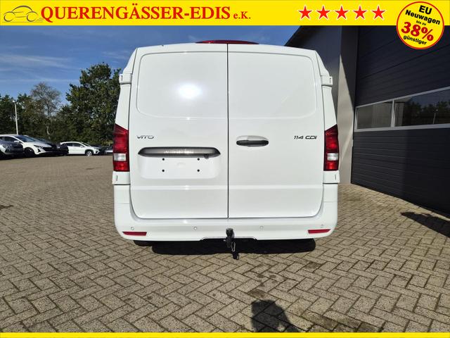 Mercedes-Benz Vito 114 PRO L2 2.0 CDI 136PS Automatik 2,8t 2-Sitzer Chrompaket innen AHK Klimaautomatik Bluetooth DAB Apple CarPlay Android Auto PDC v+h R&uuml;ckf.Kamera Tempomat Ganzj.Reifen 
