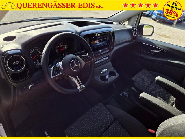 Mercedes-Benz Vito 114 PRO L2 2.0 CDI 136PS Automatik 2,8t 2-Sitzer Chrompaket innen AHK Klimaautomatik Bluetooth DAB Apple CarPlay Android Auto PDC v+h R&uuml;ckf.Kamera Tempomat Ganzj.Reifen 