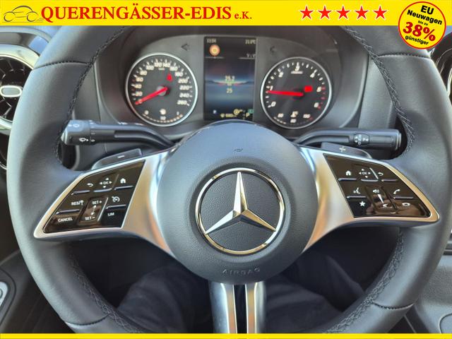 Mercedes-Benz Vito 114 PRO L2 2.0 CDI 136PS Automatik 2,8t 2-Sitzer Chrompaket innen AHK Klimaautomatik Bluetooth DAB Apple CarPlay Android Auto PDC v+h R&uuml;ckf.Kamera Tempomat Ganzj.Reifen 