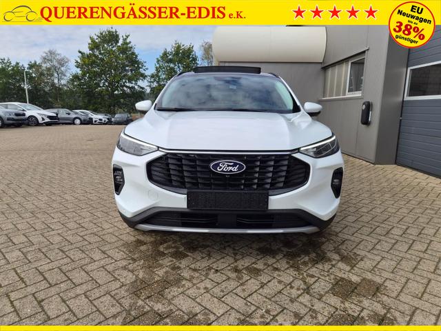 Ford Kuga Titanium 243PS PHEV Automatik elektr. PanoDach Sitzheizung v+h Lenkradheizung Frontscheibe beheizb. Klimaautomatik Navi SYNC4 Apple CarPlay Android Auto Touchscreen PDC 4xKamera 2xKeyless 17"LM vollelektr. Reichweite 66KM 