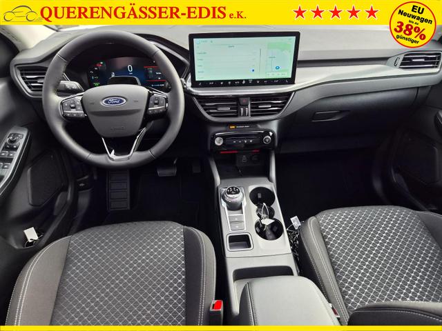 Ford Kuga Titanium 243PS PHEV Automatik elektr. PanoDach Sitzheizung v+h Lenkradheizung Frontscheibe beheizb. Klimaautomatik Navi SYNC4 Apple CarPlay Android Auto Touchscreen PDC 4xKamera 2xKeyless 17"LM vollelektr. Reichweite 66KM 