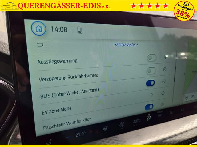 Ford Kuga Titanium 243PS PHEV Automatik elektr. PanoDach Sitzheizung v+h Lenkradheizung Frontscheibe beheizb. Klimaautomatik Navi SYNC4 Apple CarPlay Android Auto Touchscreen PDC 4xKamera 2xKeyless 17"LM vollelektr. Reichweite 66KM 