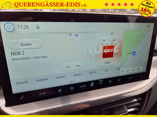 Ford Kuga Titanium 243PS PHEV Automatik schwenkb. AHK Sitzheizung v+h Lenkradheizung Frontscheibe beheizb. Klimaautomatik Navi SYNC4 Apple CarPlay Android Auto Touchscreen PDC 4xKamera 2xKeyless 17"LM vollelektr. Reichweite 66KM 