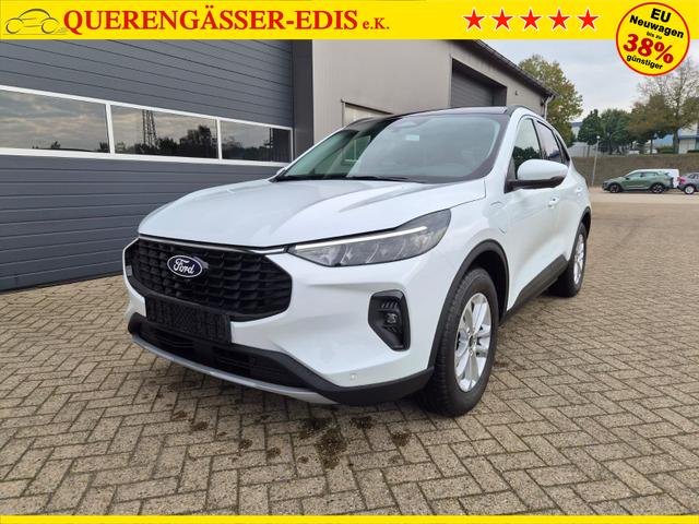 Ford Kuga Titanium 243PS PHEV Automatik schwenkb. AHK elektr. PanoDach Sitzheizung v+h Lenkradheizung Frontscheibe beheizb. Klimaautomatik Navi SYNC4 Apple CarPlay Android Auto Touchscreen PDC 4xKamera 2xKeyless 17"LM vollelektr. Reichweite 66KM 