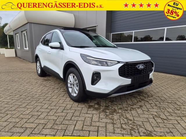 Ford Kuga Titanium 243PS PHEV Automatik schwenkb. AHK elektr. PanoDach Sitzheizung v+h Lenkradheizung Frontscheibe beheizb. Klimaautomatik Navi SYNC4 Apple CarPlay Android Auto Touchscreen PDC 4xKamera 2xKeyless 17"LM vollelektr. Reichweite 66KM 