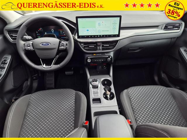 Ford Kuga Titanium 243PS PHEV Automatik schwenkb. AHK elektr. PanoDach Sitzheizung v+h Lenkradheizung Frontscheibe beheizb. Klimaautomatik Navi SYNC4 Apple CarPlay Android Auto Touchscreen PDC 4xKamera 2xKeyless 17"LM vollelektr. Reichweite 66KM 