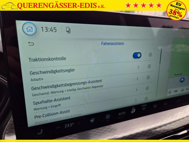 Ford Kuga Titanium 243PS PHEV Automatik schwenkb. AHK elektr. PanoDach Sitzheizung v+h Lenkradheizung Frontscheibe beheizb. Klimaautomatik Navi SYNC4 Apple CarPlay Android Auto Touchscreen PDC 4xKamera 2xKeyless 17"LM vollelektr. Reichweite 66KM 