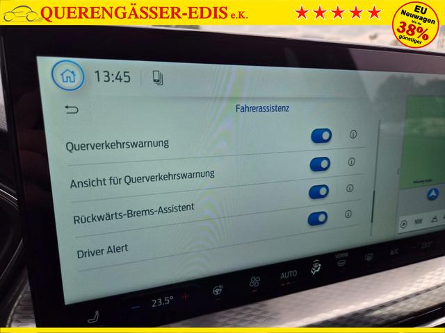 Ford Kuga Titanium 243PS PHEV Automatik schwenkb. AHK elektr. PanoDach Sitzheizung v+h Lenkradheizung Frontscheibe beheizb. Klimaautomatik Navi SYNC4 Apple CarPlay Android Auto Touchscreen PDC 4xKamera 2xKeyless 17"LM vollelektr. Reichweite 66KM 