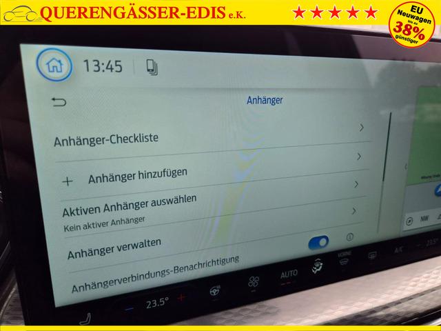 Ford Kuga Titanium 243PS PHEV Automatik schwenkb. AHK elektr. PanoDach Sitzheizung v+h Lenkradheizung Frontscheibe beheizb. Klimaautomatik Navi SYNC4 Apple CarPlay Android Auto Touchscreen PDC 4xKamera 2xKeyless 17"LM vollelektr. Reichweite 66KM 