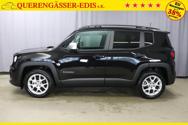 Jeep Renegade 1.0 T3 GSE Limited 999 88 kW601 - Solid Black 020 Stoff schwarz "2T2 Funktions-Paket CommandView® Panorama-Glasschiebedach 2Y7 Business-Paket 7KS Winter-Paket 5CK Solid Black", Beispielbilder, ggf. teilweise mit Sonderausstattung