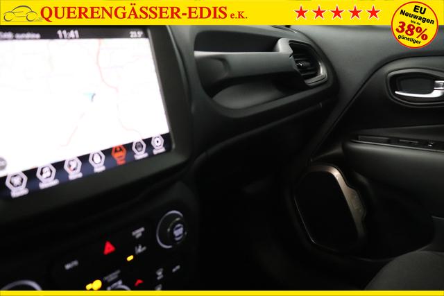 Jeep Renegade 1.6 Multijet 16v Limited 1598 96kW 130MT FWD679 Graphite Grau 020 Stoff schwarz "5DT Graphite Grau Uconnect VP2 Multimedia mit 8.4"" Display mit MultitouchFunktion (Bluetooth®, 2x USB, Apple CarPlay/ Android Auto uvm.) inkl. GPS Navigationssystem 8F6 Reifen-Reparatur-Set (Kit Fix&Go) 2T2 Funktions-Paket CommandView® Panorama-Glasschiebedach Winter-Paket 070 Stark abgedunkelte Heckscheibe und Seitenscheiben hinten hat Rückfahrkamera, Sitzheizung, "