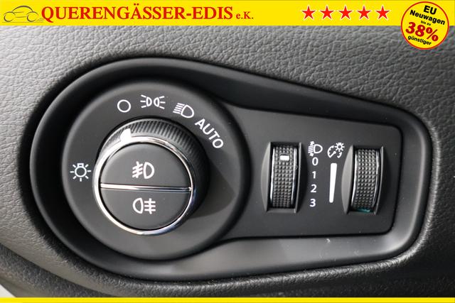 Jeep Renegade 1.0 T3 GSE Limited 999 88 kW296 Alpine White 020 Stoff schwarz "2T2 Funktions-Paket CommandView® Panorama-Glasschiebedach 2Y7 Business-Paket 7KS Winter-Paket 296 Alpine White", Beispielbilder, ggf. teilweise mit Sonderausstattung